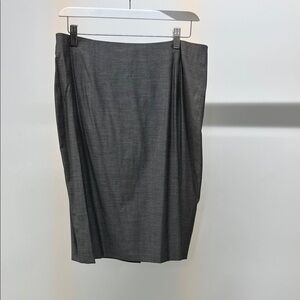 Hugo Boss Gray Pencil Skirt